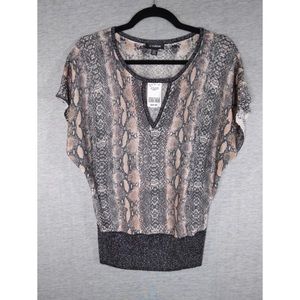 Le Chateau Animal Print Top